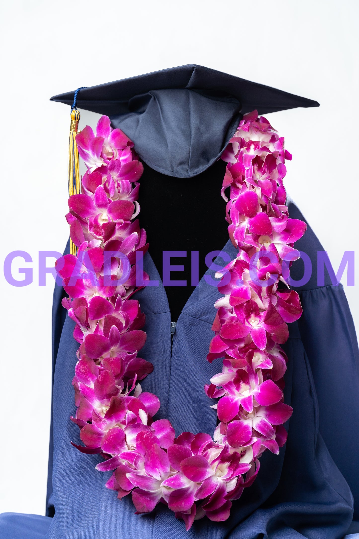 Double Bombay Orchid Lei - Funeral Flowers Online