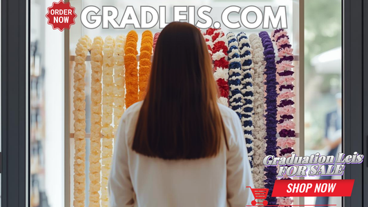 UCLA Graduation Leis – Fresh Double Orchid Designs for Your Big Day